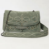 ADBGZX104A Genuine Suede Leather Western women bag