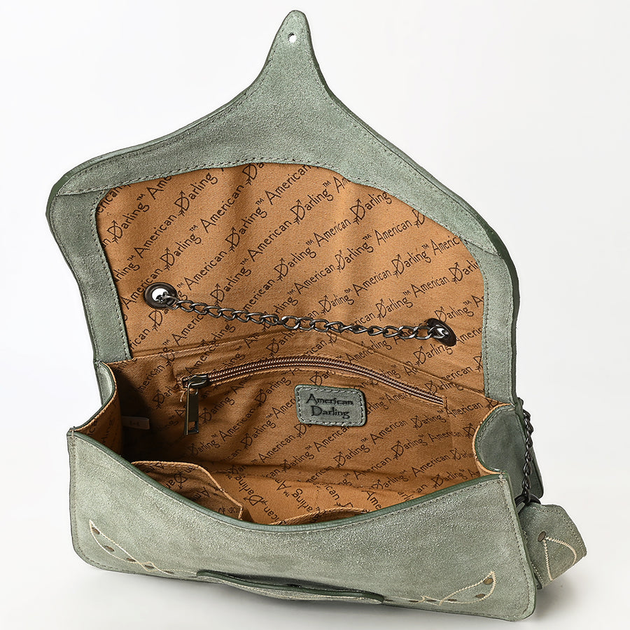 ADBGZX104A Genuine Suede Leather Western women bag