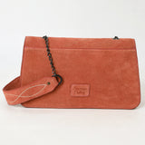 ADBGZX104C Genuine Suede Leather Western women bag