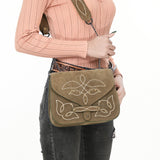 ADBGZX105B Genuine Western Suede Leather women bag