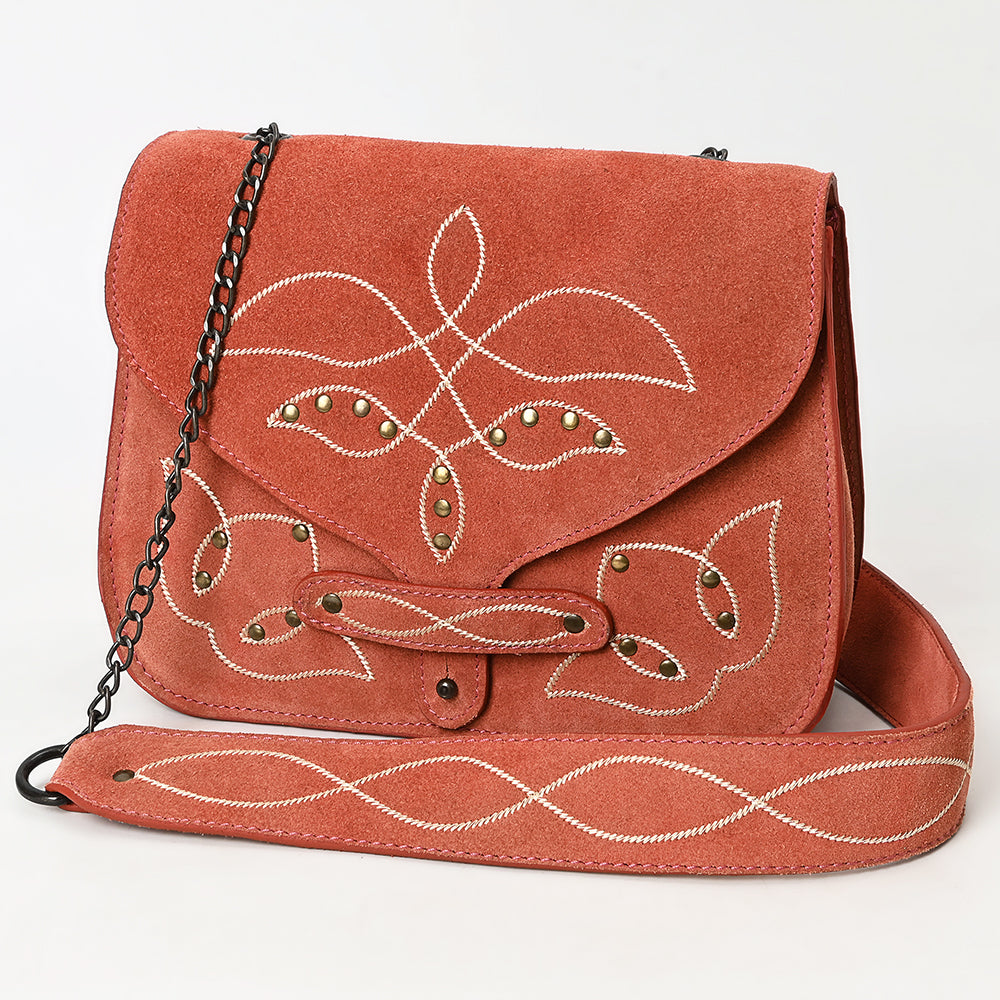 ADBGZX105C Genuine Western Suede Leather women bag – Hilason