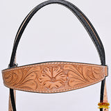 HILASON W. H. Headstall Breast Collar Set Tk. Genuine American Leather