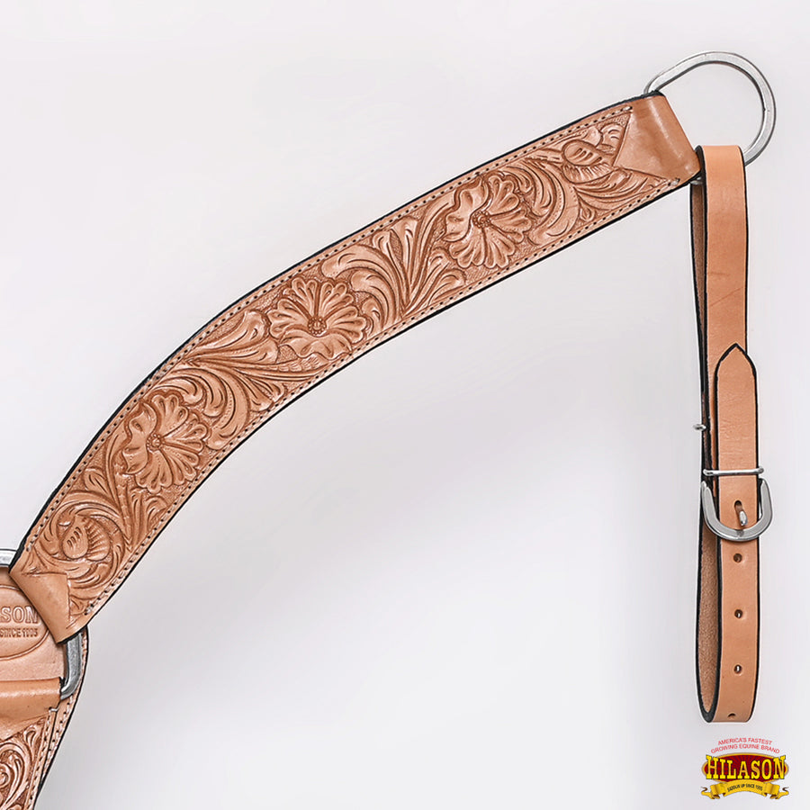 HILASON Western Horse Headstall Breast Collar Set Tack Genuine American Leather | For Horses Headstalls