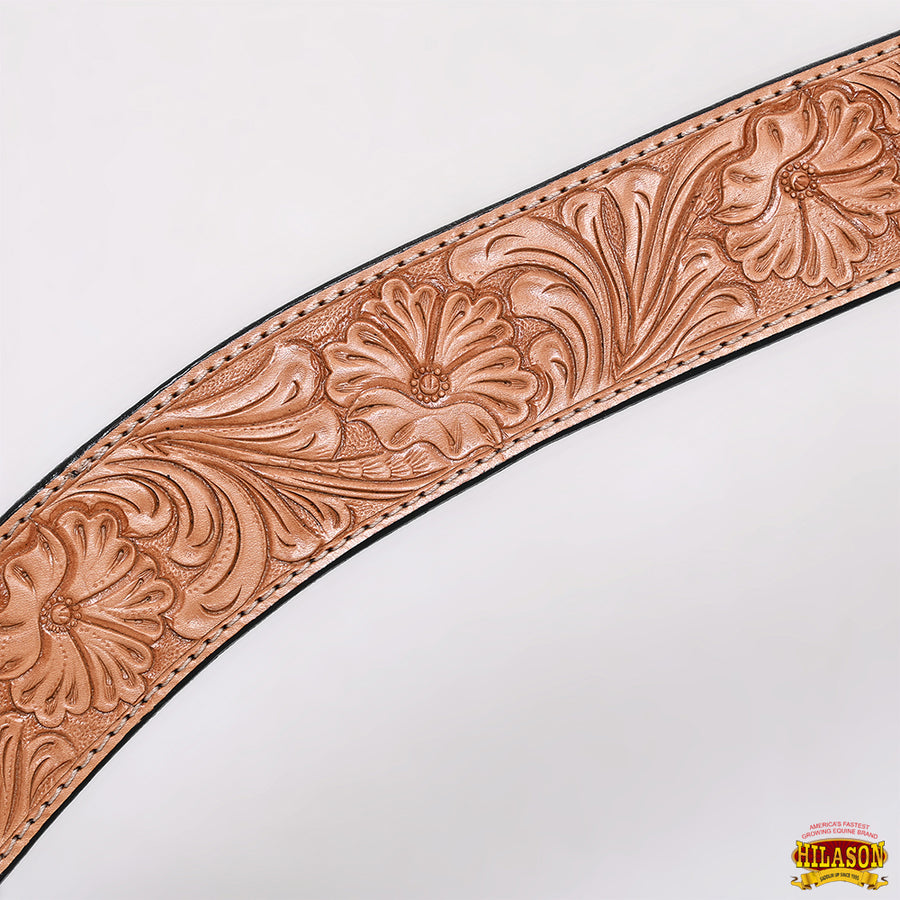 HILASON Western Horse Headstall Breast Collar Set Tack Genuine American Leather | For Horses Headstalls