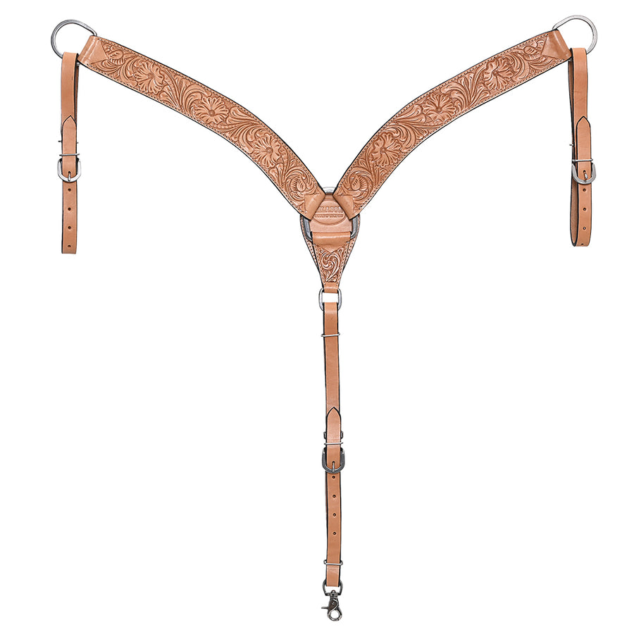 HILASON Western Horse Headstall Breast Collar Set Tack Genuine American Leather | For Horses Headstalls