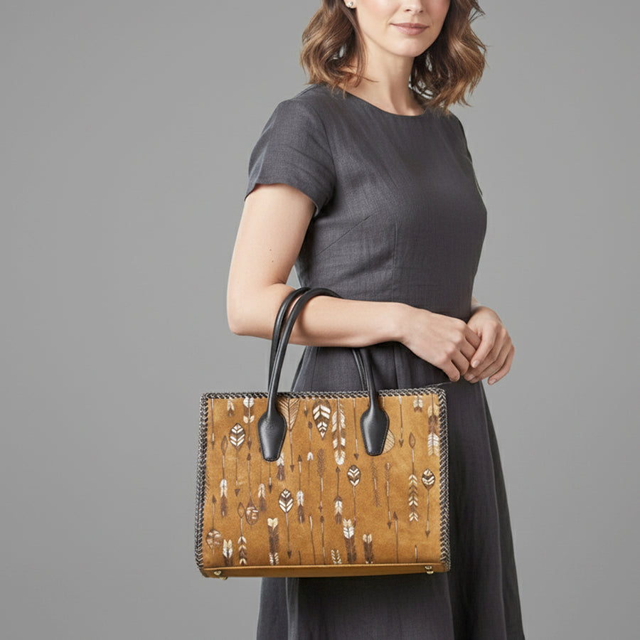 American Darling Tote Full Grain Genuine Western Leather Women Bag | Handbag Purse for Cute