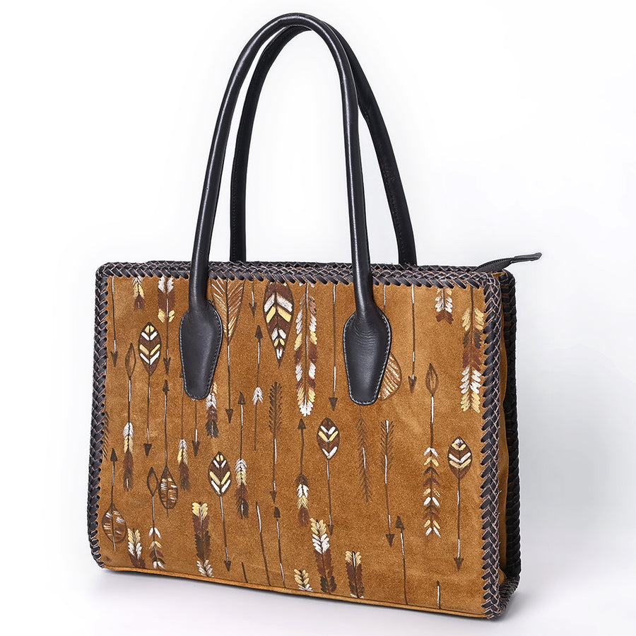 American Darling Tote Full Grain Genuine Western Leather Women Bag | Handbag Purse for Cute - Uhorse