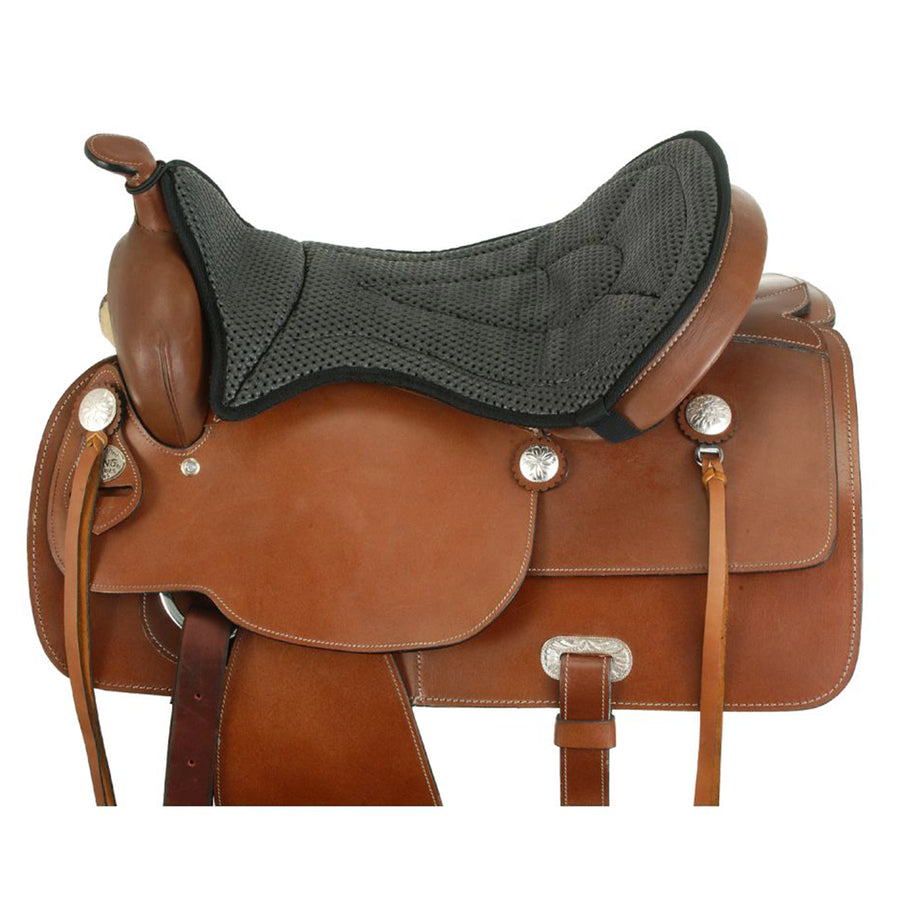 Tough 1 W. H. Luxury Air Flow Saddle Seat Cover Anti Slip Cushion by Hilason – Cowboy and equestrian accessories