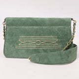 American Darling Suede Bag Genuine Leather Clutch Bag