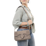 American Darling Suede Bag Genuine Leather Clutch