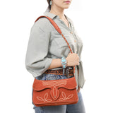 American Darling Suede Bag Genuine Leather Clutch