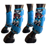 Med Hilason H. Medicine Sports Boots Front Rear Hind Leg Protective by Hilason – Cowboy and equestrian accessories