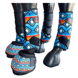 Sml Hilason Horse Medicine No Turn Bell Boots Sports Front Rear Hind Leg Protective - Uhorse
