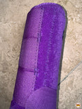 L M S Hilason Horse Front Rear Hind Leg Sport Boots Set of 4 Purple