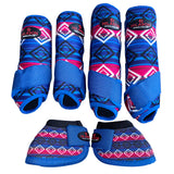 M Hilason H. Medicine No Turn Bell Boots Sports Front Rear Hind Leg by Hilason – Cowboy and equestrian accessories