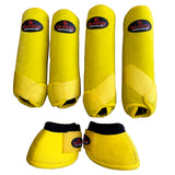 M Hilason Horse Medicine No Turn Bell Boots Sports Front Rear Hind Leg Protective - Uhorse