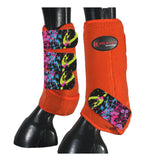 HILASON L M S Horse Front Leg Sport Boots| Printed Sport Boots| Horse Boots