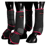 HILASON L M S Horse Front Rear Hind Leg Sport Boots & Bell Boots 6 Pack