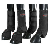 HILASON L M S Horse Front Rear Hind Leg Sport Boots & Bell Boots 6 Pack