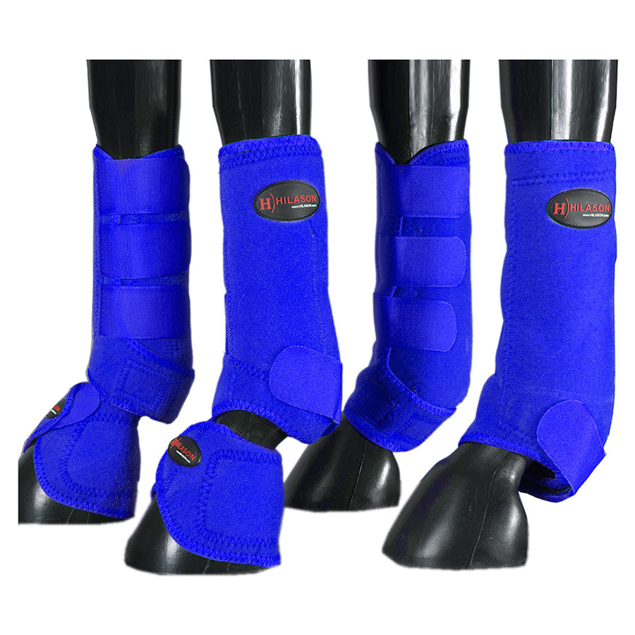 HILASON L M S Horse Front Rear Hind Leg Sport Boots and Bell Boots 6 Pack - Uhorse