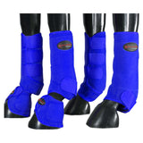 HILASON L M S Horse Front Rear Hind Leg Sport Boots & Bell Boots 6 Pack