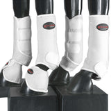 HILASON L M S Horse Front Rear Hind Leg Sport Boots & Bell Boots 6 Pack