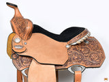 HILASON Western Horse Saddle Ranch Roping Roper American Leather Tan