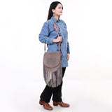 American Darling Crossbody Suede Genuine Leather Women Bag Western Handbag Purse