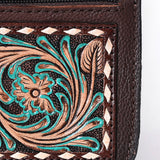 American Darling Coin Purse Hand Tooled Genuine Leather Women Bag W.