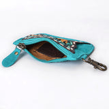 American Darling Coin Purse Hand Tooled Genuine Leather Women Bag Western Handbag