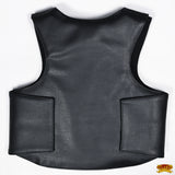 Hilason Bull Riding Kids Junior Youth Pro Rodeo Genuine Leather Vest With Floral Hand Carved