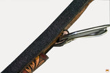 24 In HILASON Western Horse Saddle Cinch Girth Genuine Leather Brown Floral Hand Tooled & Carved Stainless Steel Hardware