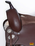 Hilason Western Horse Flex Tree Saddle Cordura Synthetic Trail Pleasure Brown