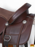 Hilason Western Horse Flex Tree Saddle Cordura Synthetic Trail Pleasure Brown