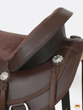 Hilason Western Horse Flex Tree Saddle Cordura Synthetic Trail Pleasure Brown