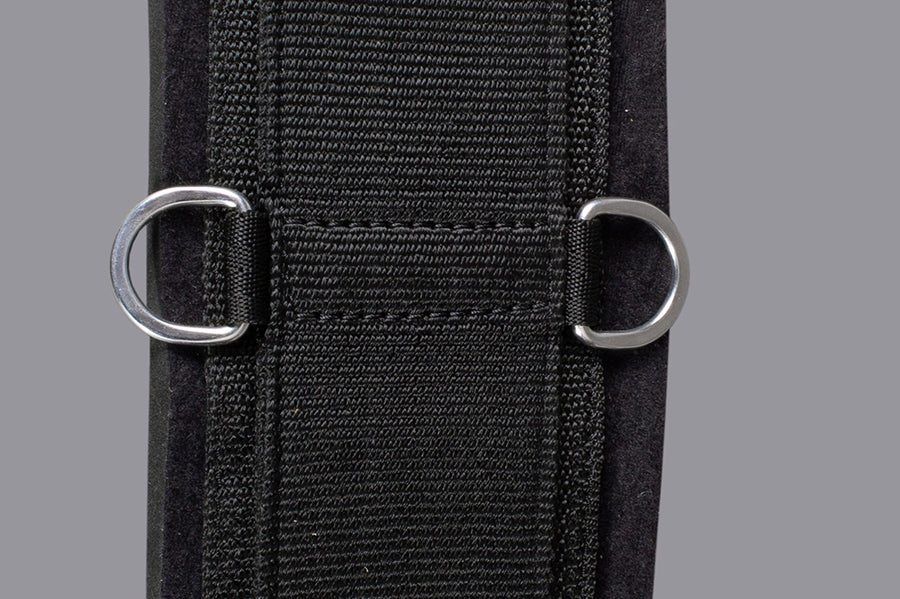 HILASON Western Horse Saddle Girth Anti-Slip Grip Neoprene Cinch Black