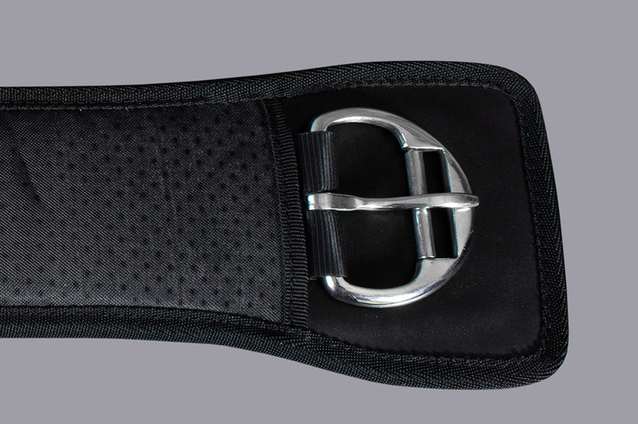 HILASON Western Horse Saddle Girth Anti Slip Grip Neoprene Cinch Black | Breathable 24-Inch
