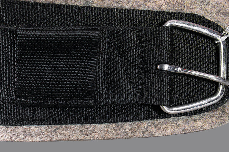 HILASON Western Horse Heavy Duty Felt Saddle Girth Cinch Black/Grey 36 Inch
