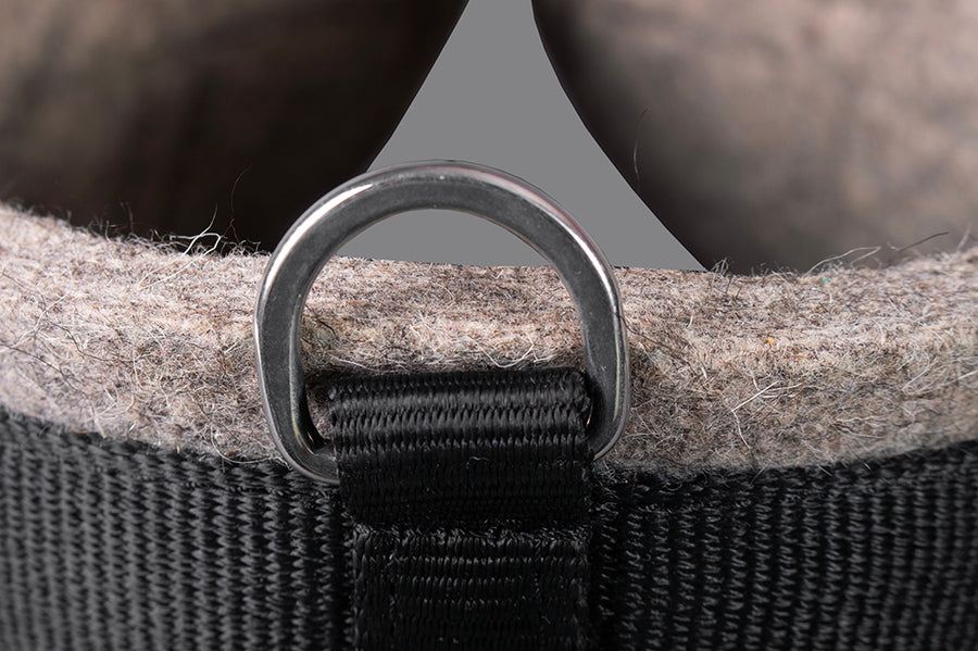 HILASON Western Horse Heavy Duty Felt Saddle Girth Cinch Black/Grey 36 Inch