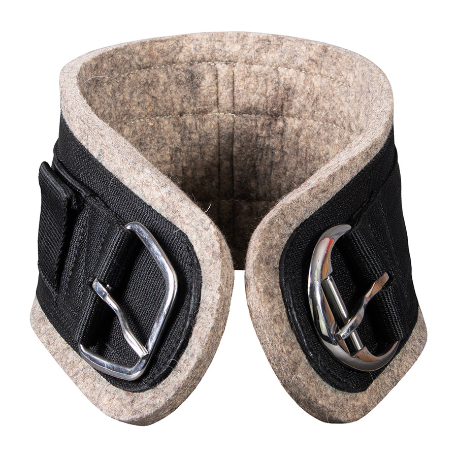 36 In Hilason W. H. Heavy Duty Felt Saddle Girth Cinch Black / Grey – by Hilason – Cowboy and equestrian accessories
