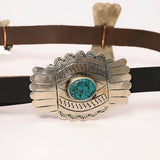 American Darling Genuine Leather Women Belt Dark Brown With Concho 51 Inches