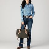 American Darling Tote Hand Tooled Saddle Blanket Genuine Leather Women Handbag | Western |Leather Bag