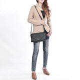 American Darling Envelope Bag Croc Genuine Leather Women's Handbag Purse