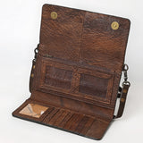 American Darling Western Small Cross Body Suede Genuine Leather Handbag Purse Wallet Bag For Women Girls Black | Handbags