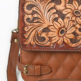 American Darling Wallet Hand Tooled Genuine Western Leather Women Handbag |Purse