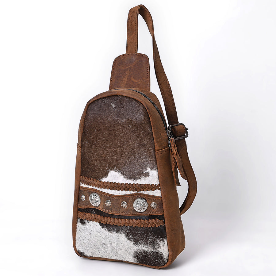American Darling Sling Hair-On Genuine Leather Women Bag Western Handbag Purse - Uhorse