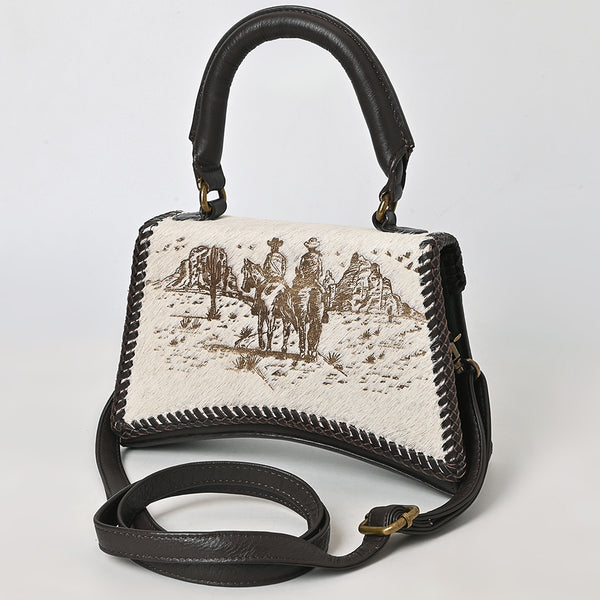 American Darling Crossbody Hair-On Genuine Leather Women Bag Western Handbag Purse - Uhorse