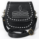 American Darling Crossbody Hand Tooled Genuine Leather women bag western handbag purse