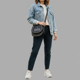 American Darling Cross Body Genuine Leather Women Bag Western Handbag Purse |