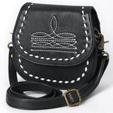 American Darling Crossbody Hand Tooled Genuine Leather women bag western handbag purse